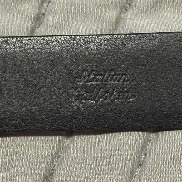 Remo Tulliani Black Woven Italian calfskin Belt - Picture 6 of 8